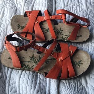 Easyspirit Orange Sandals